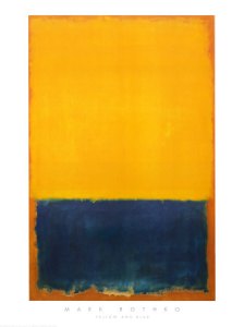 Yellow and Blue Mark Rothko Print