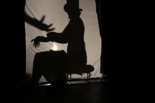 behind the screen shadow