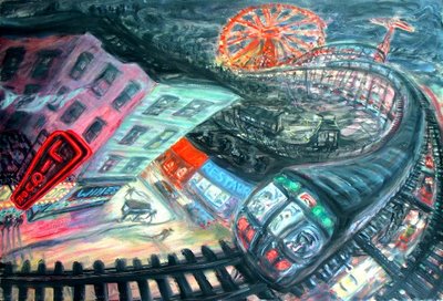 painting all roads lead to coney